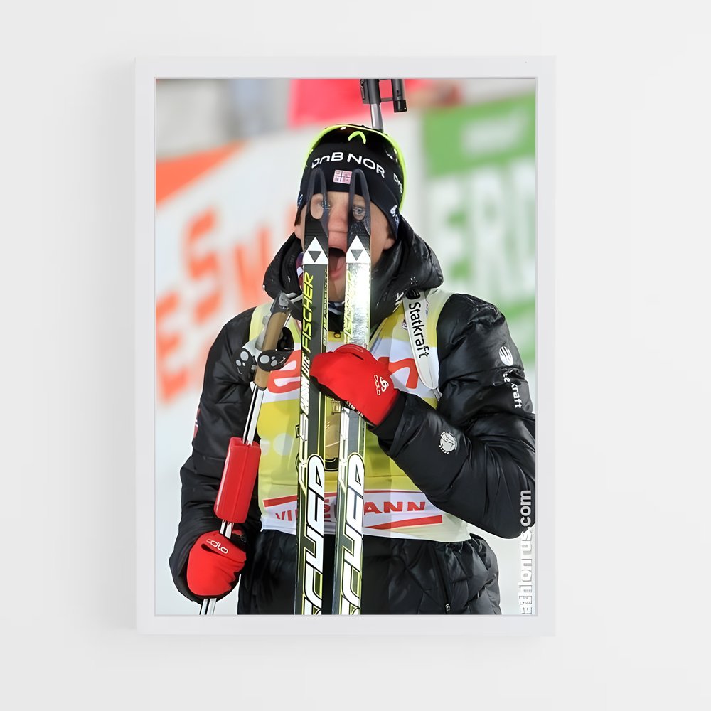 Poster Tarjei boe – affiche Biathlon (vue 3)